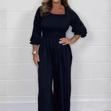 🌸Női Nyári Jumpsuit Rugalmas Derékkal