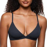 💞Női rugalmas anyagú, merevítő nélküli háromszög bralette támogatással🌸