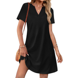 👗Új Érkezés❣️Női Laza Rövid Ujjú Casual Ruha