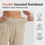 【S-3XL】🍂Női könnyű, rugalmas derekú crop nadrág