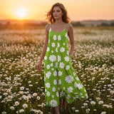 🌸 Női Virágmintás Széles Szárú Overall – Kényelmes Szabás, Oldalzsebek és Lélegző Anyag – Plusz Méretek Kínálatban ✨