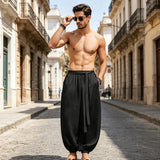 🩳Laza kényelem, merész stílus 🖤Férfi harem nadrág rugalmas bokával