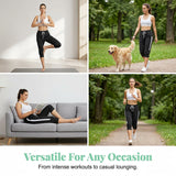 ⏰🔥LIMITÁLT IDEJŰ 50% KEDVEZMÉNY! 🌸Női zsinóros Capri Jogger nadrág zsebekkel