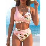 🌸🌿 Emeld ki az alakod – Női virágmintás, magas derekú bikini szett (EU S-XL) – Utánvétes szállítás 🌊👙