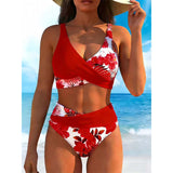 🌸🌿 Emeld ki az alakod – Női virágmintás, magas derekú bikini szett (EU S-XL) – Utánvétes szállítás 🌊👙