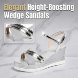 👡🌬️ Női nyitott orrú bokapántos ékszandál – Kényelmes és magasságnövelő – Utánvételes vásárlás ✨✅