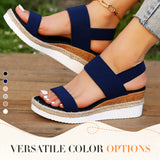 Női Woven Elastic Strap Vastag Talpú Wedge Szandál" can be rewritten as:

"Női Széles Talpú Wedge Szandál Woven Elastic Pánttal