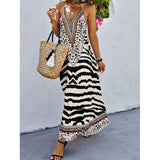 Maxi Ruha Zebra Leopárdmintával