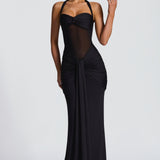 Fekete Vixen Maxi Ruha