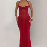 Vixen Maxi Dress - Red