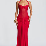 Vixen Maxi Dress - Red
