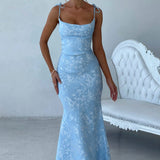 Whitney Kék Maxi Ruha