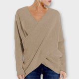 Heidi | Cross-Back Knit Sweater