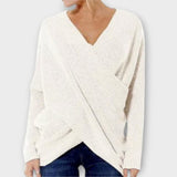 Heidi | Cross-Back Knit Sweater