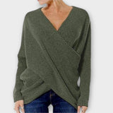 Heidi | Cross-Back Knit Sweater