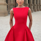 Yalina Mini Dress - Red