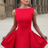 Yalina Mini Dress - Red