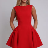 Yalina Mini Dress - Red