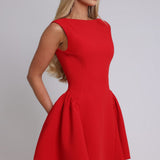 Yalina Mini Dress - Red