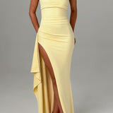 Zafira Maxi Dress - Lemon