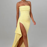 Zafira Maxi Dress - Lemon